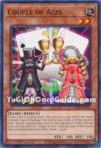 Yu-Gi-Oh Card: Couple of Aces