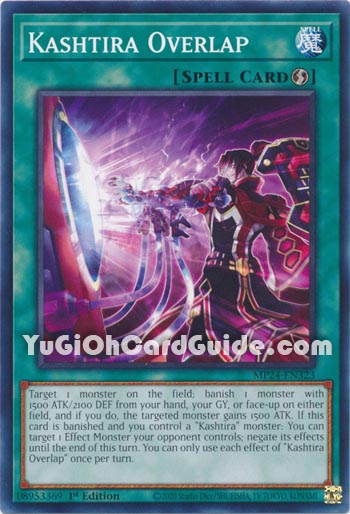 Yu-Gi-Oh Card: Kashtira Overlap