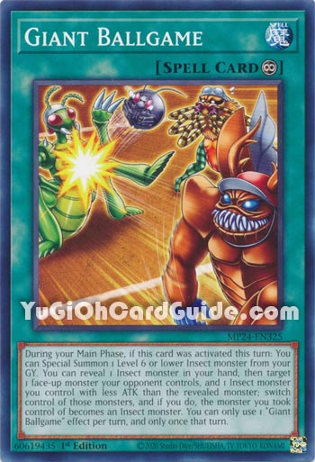 Yu-Gi-Oh Card: Giant Ballgame