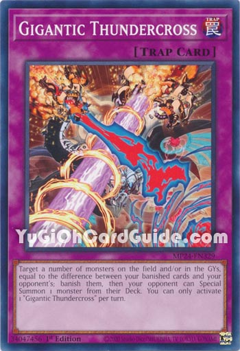 Yu-Gi-Oh Card: Gigantic Thundercross