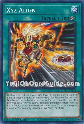 Yu-Gi-Oh Card: Xyz Align