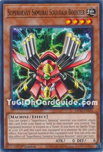 Yu-Gi-Oh Card: Superheavy Samurai Soulgaia Booster