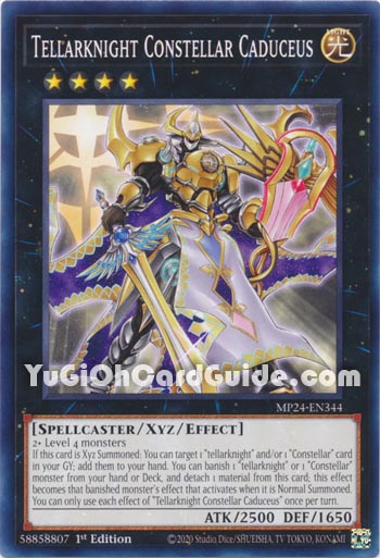 Yu-Gi-Oh Card: Tellarknight Constellar Caduceus