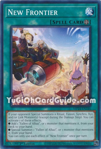 Yu-Gi-Oh Card: New Frontier