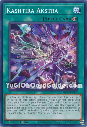 Yu-Gi-Oh Card: Kashtira Akstra