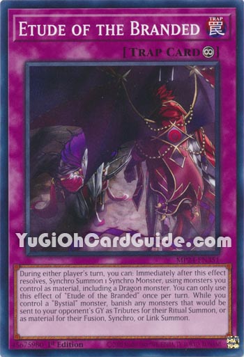 Yu-Gi-Oh Card: Etude of the Branded