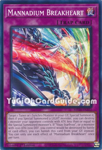 Yu-Gi-Oh Card: Mannadium Breakheart