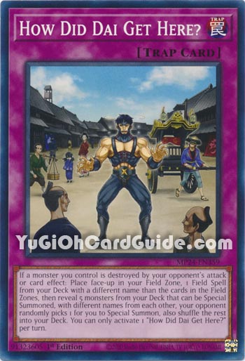 Yu-Gi-Oh Card: How Did Dai Get Here?