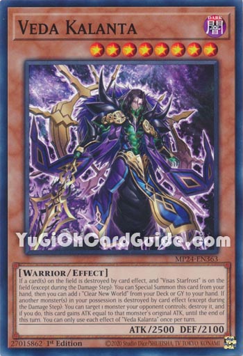 Yu-Gi-Oh Card: Veda Kalanta