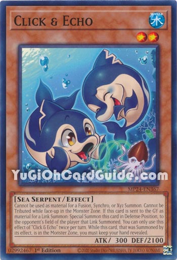 Yu-Gi-Oh Card: Click & Echo