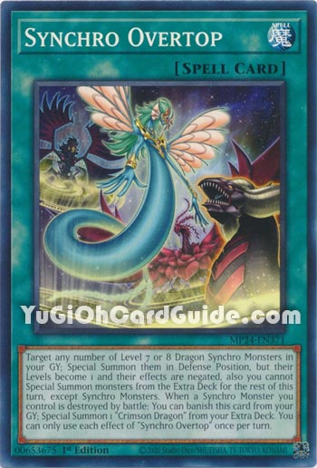 Yu-Gi-Oh Card: Synchro Overtop