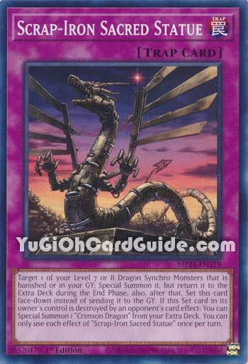 Yu-Gi-Oh Card: Scrap-Iron Sacred Statue