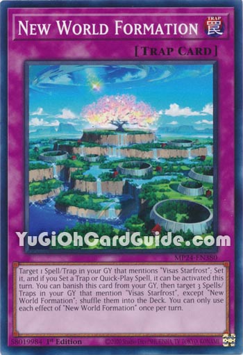 Yu-Gi-Oh Card: New World Formation