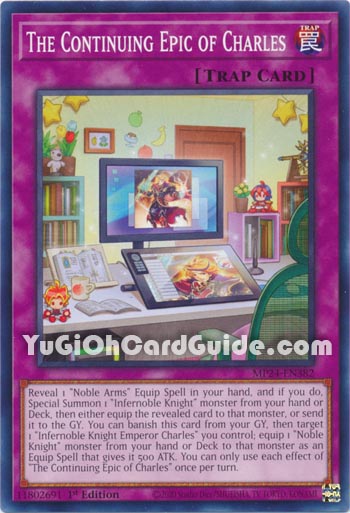 Yu-Gi-Oh Card: The Continuing Epic of Charles