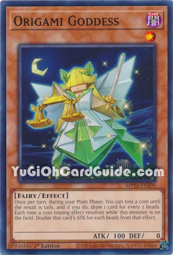 Yu-Gi-Oh Card: Origami Goddess