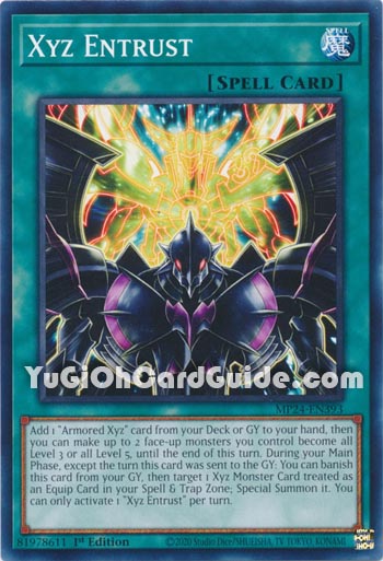 Yu-Gi-Oh Card: Xyz Entrust