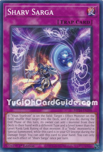 Yu-Gi-Oh Card: Sharv Sarga