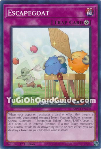 Yu-Gi-Oh Card: Escapegoat