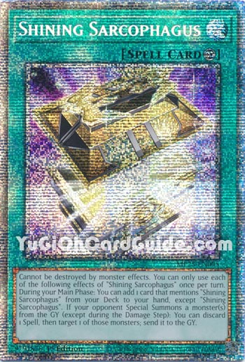 Yu-Gi-Oh Card: Shining Sarcophagus