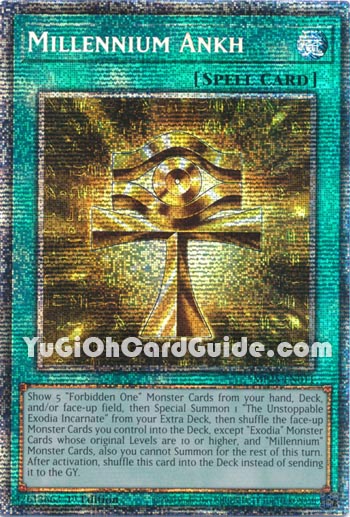Yu-Gi-Oh Card: Millennium Ankh