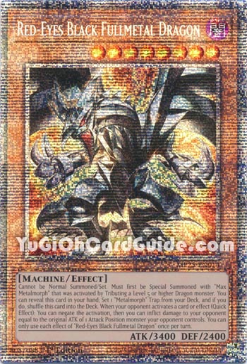 Yu-Gi-Oh Card: Red-Eyes Black Fullmetal Dragon