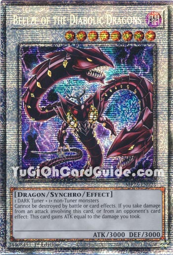 Yu-Gi-Oh Card: Beelze of the Diabolic Dragons