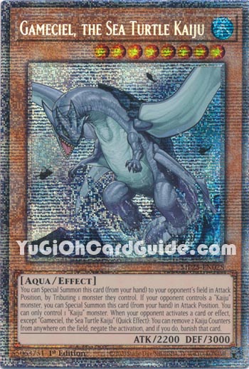 Yu-Gi-Oh Card: Gameciel, the Sea Turtle Kaiju