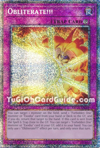 Yu-Gi-Oh Card: Obliterate!!!