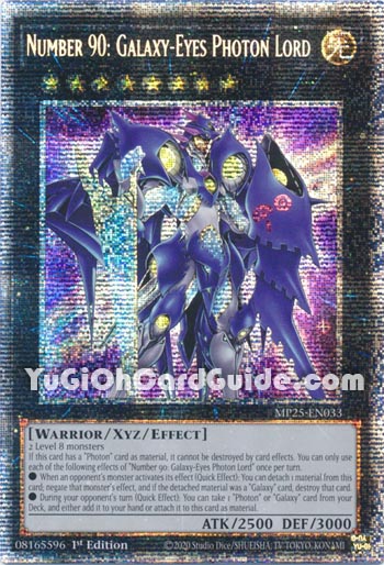 Yu-Gi-Oh Card: Number 90: Galaxy-Eyes Photon Lord