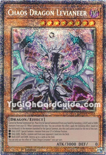 Yu-Gi-Oh Card: Chaos Dragon Levianeer