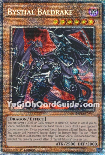 Yu-Gi-Oh Card: Bystial Baldrake