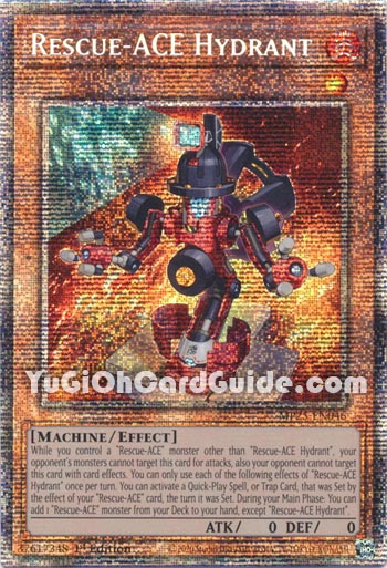 Yu-Gi-Oh Card: Rescue-ACE Hydrant