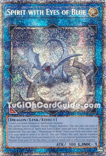 Yu-Gi-Oh Card: Spirit with Eyes of Blue