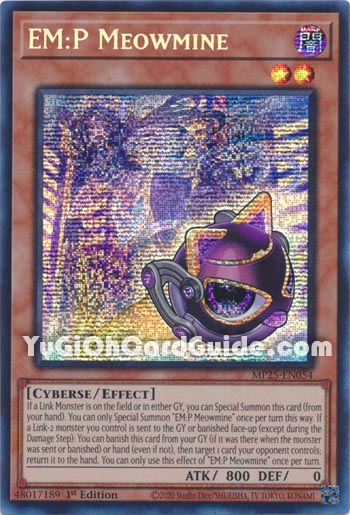 Yu-Gi-Oh Card: EM:P Meowmine