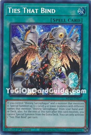 Yu-Gi-Oh Card: Ties That Bind