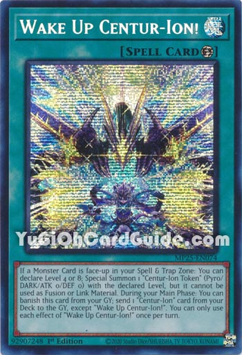 Yu-Gi-Oh Card: Wake Up Centur-Ion!