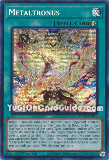 Yu-Gi-Oh Card: Metaltronus