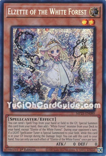 Yu-Gi-Oh Card: Elzette of the White Forest
