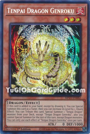 Yu-Gi-Oh Card: Tenpai Dragon Genroku
