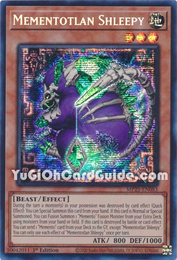 Yu-Gi-Oh Card: Mementotlan Shleepy