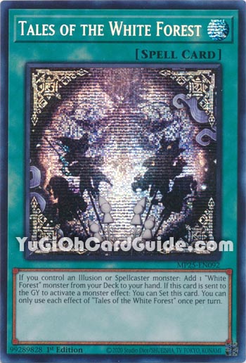 Yu-Gi-Oh Card: Tales of the White Forest