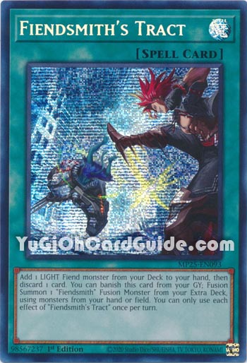 Yu-Gi-Oh Card: Fiendsmith's Tract