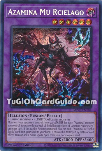 Yu-Gi-Oh Card: Azamina Mu Rcielago