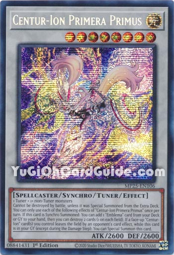 Yu-Gi-Oh Card: Centur-Ion Primera Primus