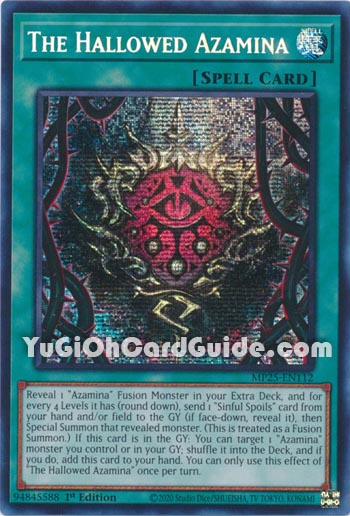 Yu-Gi-Oh Card: The Hallowed Azamina
