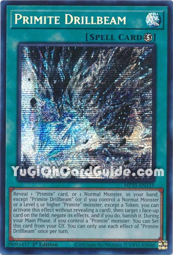 Yu-Gi-Oh Card: Primite Drillbeam