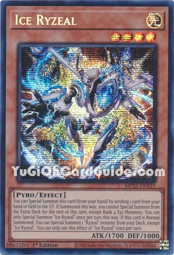 Yu-Gi-Oh Card: Ice Ryzeal