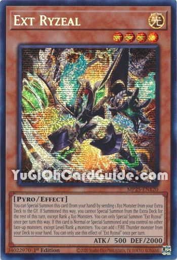 Yu-Gi-Oh Card: Ext Ryzeal