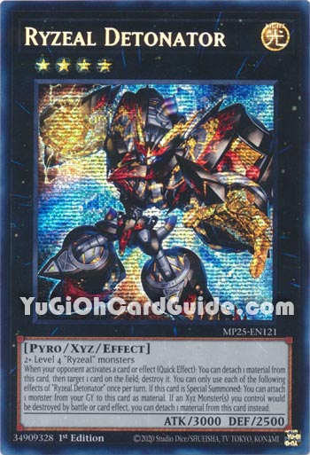 Yu-Gi-Oh Card: Ryzeal Detonator