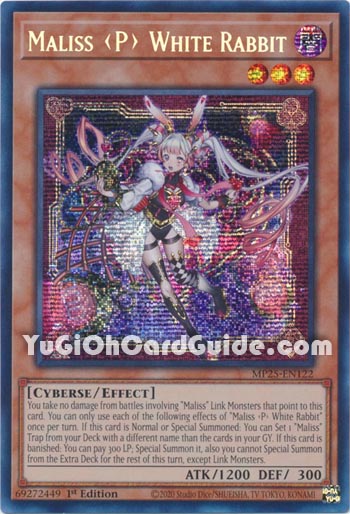 Yu-Gi-Oh Card: Maliss <P> White Rabbit